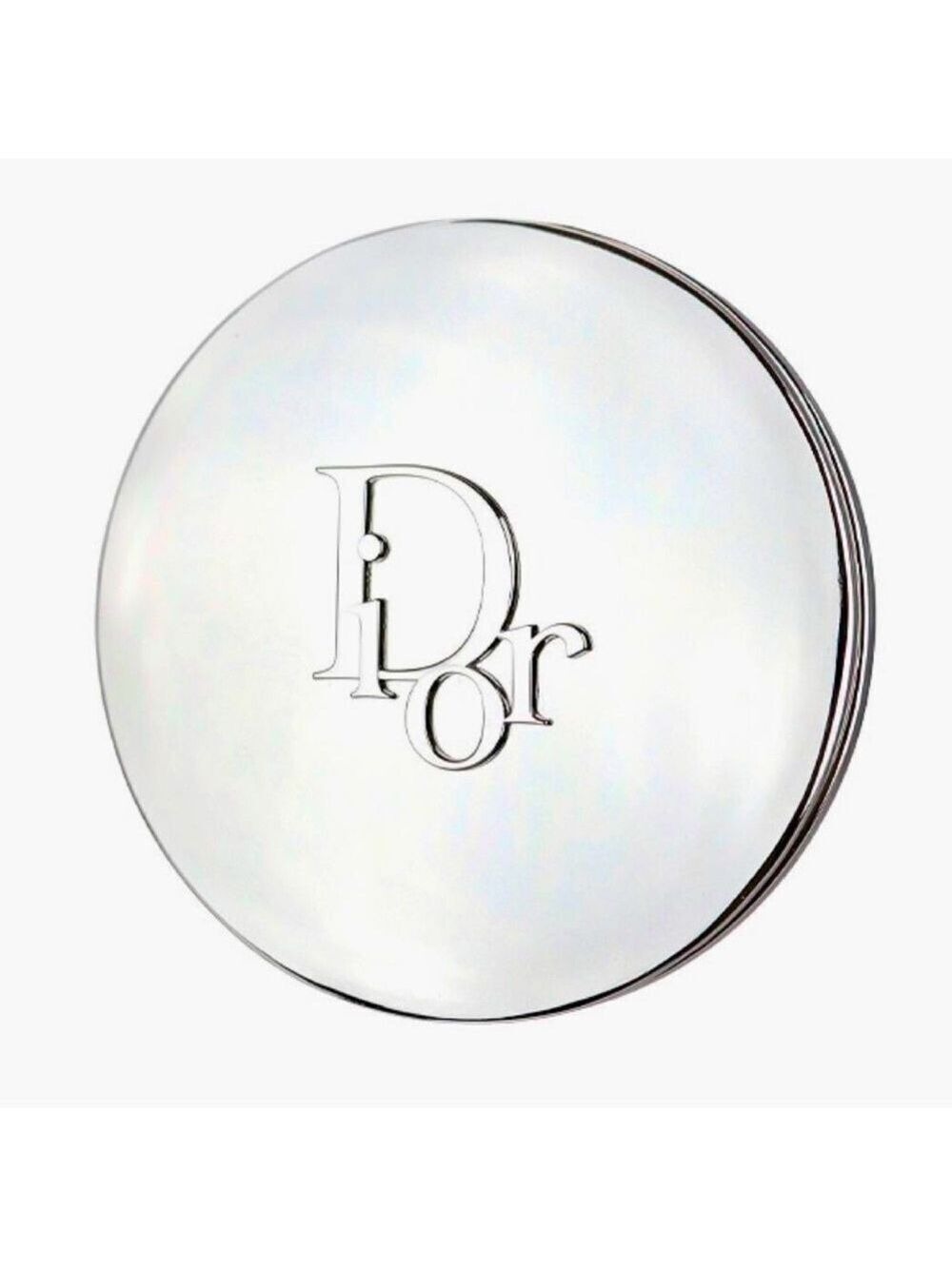 Dior Beauty Silver Double Sided Compact Pocket Mirror Silver New Authentic